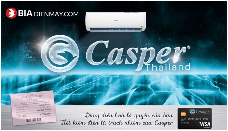 Điều hòa Casper inverter 24000BTU 1 chiều HC-24IA32 - Model 2021