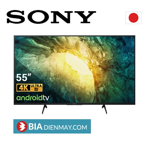 Tivi Sony KD-55X7500H 55 inch 4K HĐH Android 