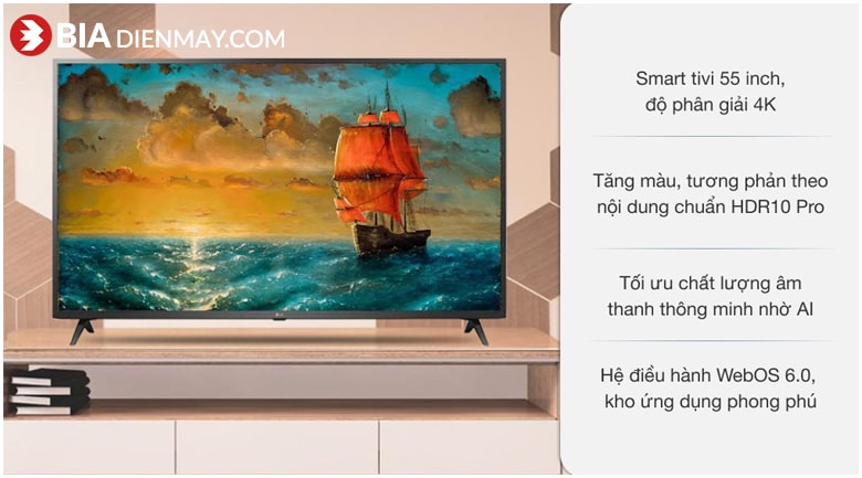 Smart Tivi LG 4K 55 inch 55UP7550PTC - Model 2021