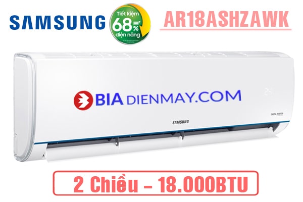 Điều hòa Samsung AR18ASHZAWKNSV 18000BTU 2 chiều Inverter