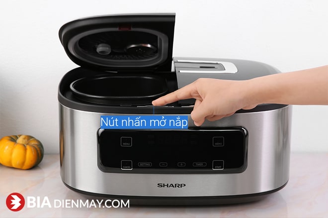 Nồi cơm 2 ngăn đa năng Sharp KN-TC50VN-SL 1.8 lít