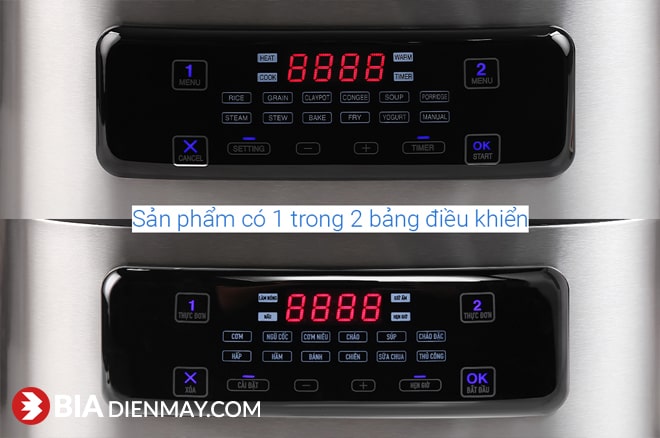 Nồi cơm 2 ngăn đa năng Sharp KN-TC50VN-SL 1.8 lít