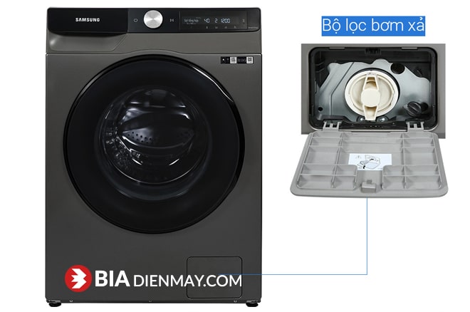 Máy giặt sấy Samsung WD11T734DBX/SV AI Inverter 11kg