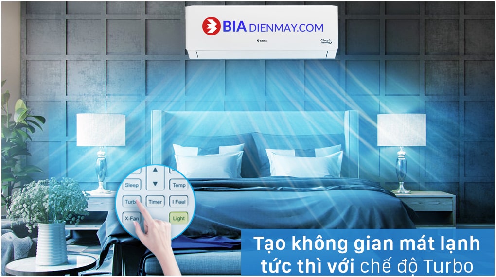 Điều hòa Gree GWH12PB-K6D1P4 12000 BTU 2 chiều inverter