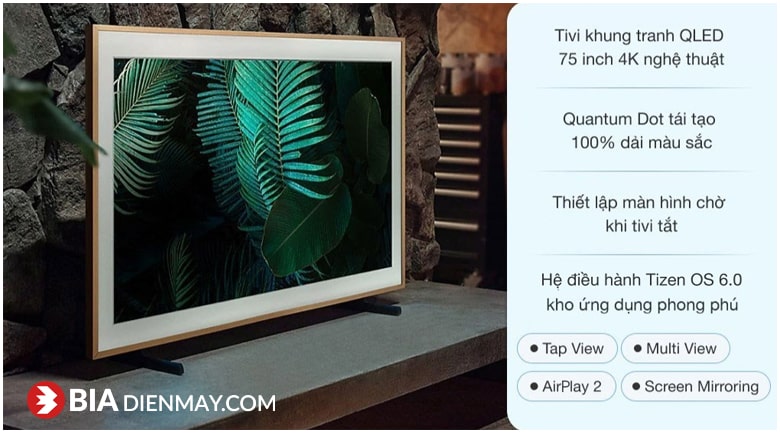 Smart Tivi Samsung QA65LS03A Khung Tranh The Frame QLED 4K 65 inch