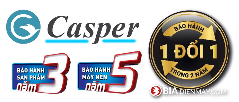 Điều hòa Casper inverter 24000BTU 1 chiều GC-24TL32