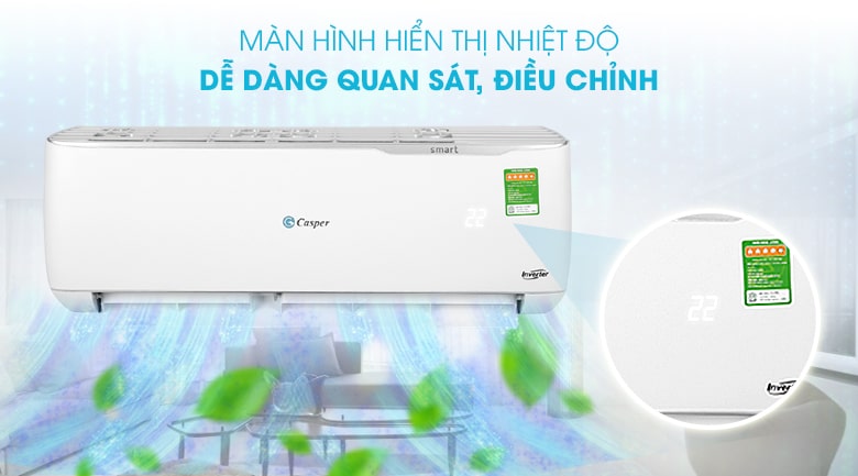 Điều hòa Casper inverter 24000BTU 1 chiều GC-24TL32
