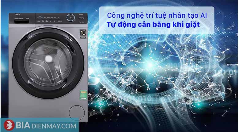 Máy giặt Aqua Inverter 9KG AQD-A900F S