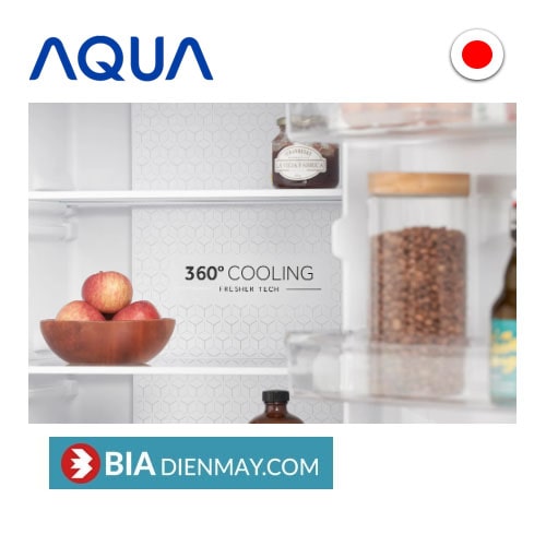 Tủ lạnh Aqua inverter 292 lít AQR-B350MA(GM) - Model 2023